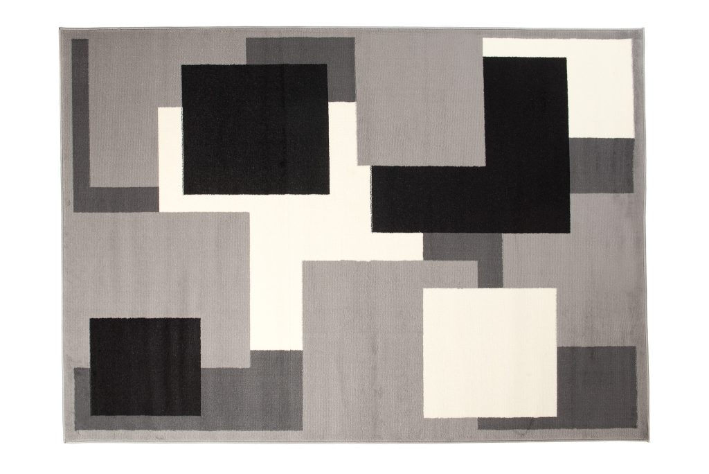 Teppich Dream Grau Geometrisch Quadrate