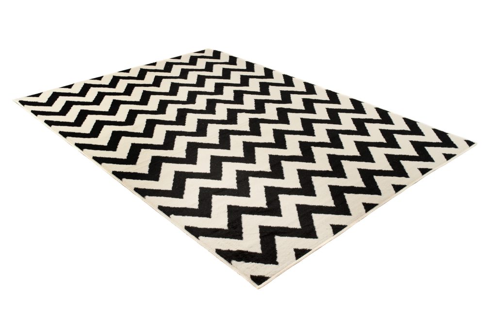Teppich Dream Schwarz Creme Geometrisch Zigzag