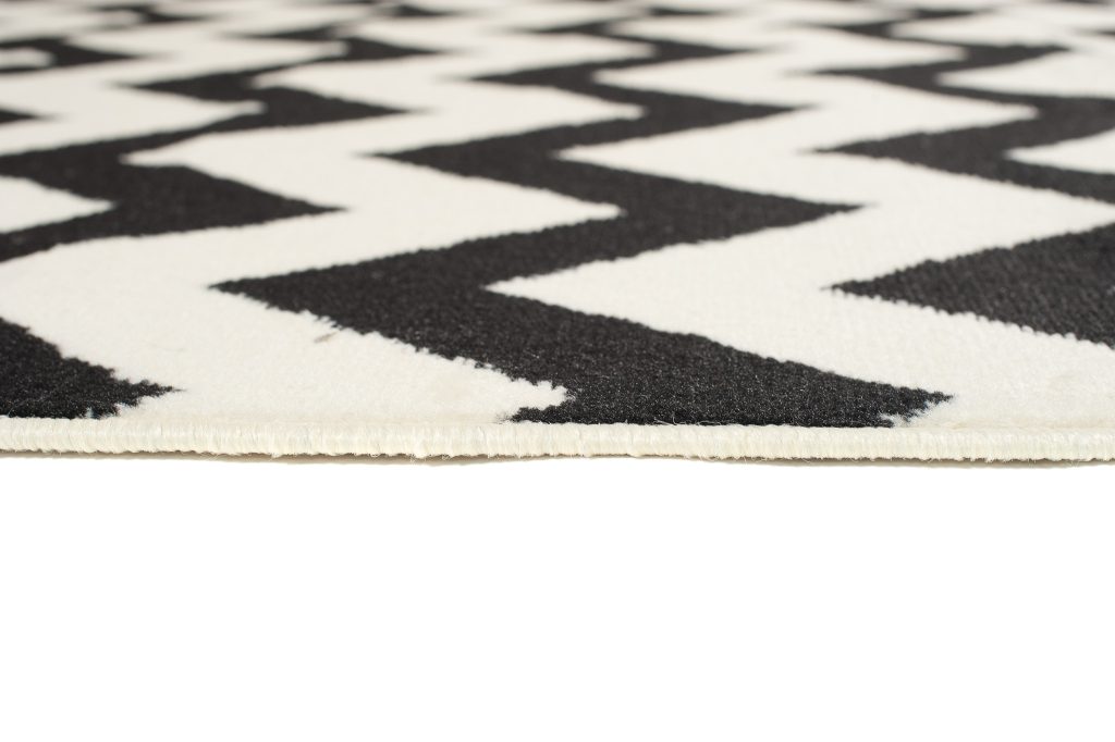 Teppich Dream Schwarz Creme Geometrisch Zigzag