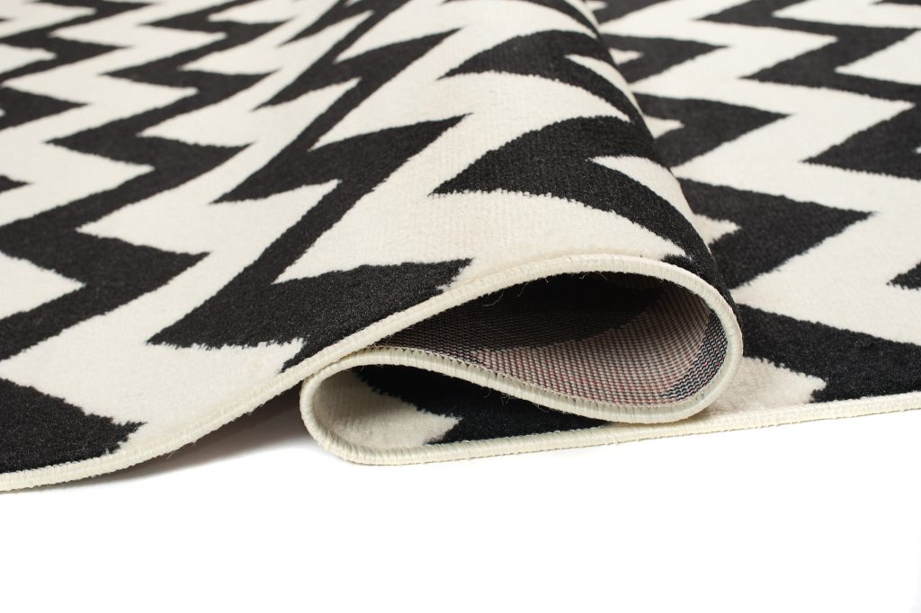 Teppich Dream Schwarz Creme Geometrisch Zigzag