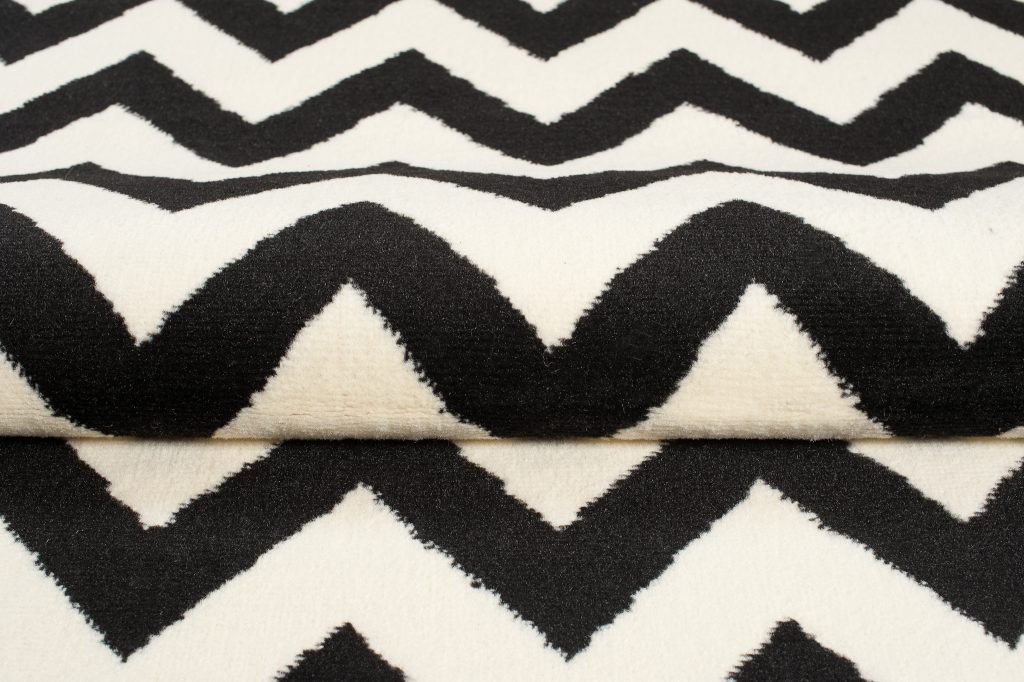 Teppich Dream Schwarz Creme Geometrisch Zigzag