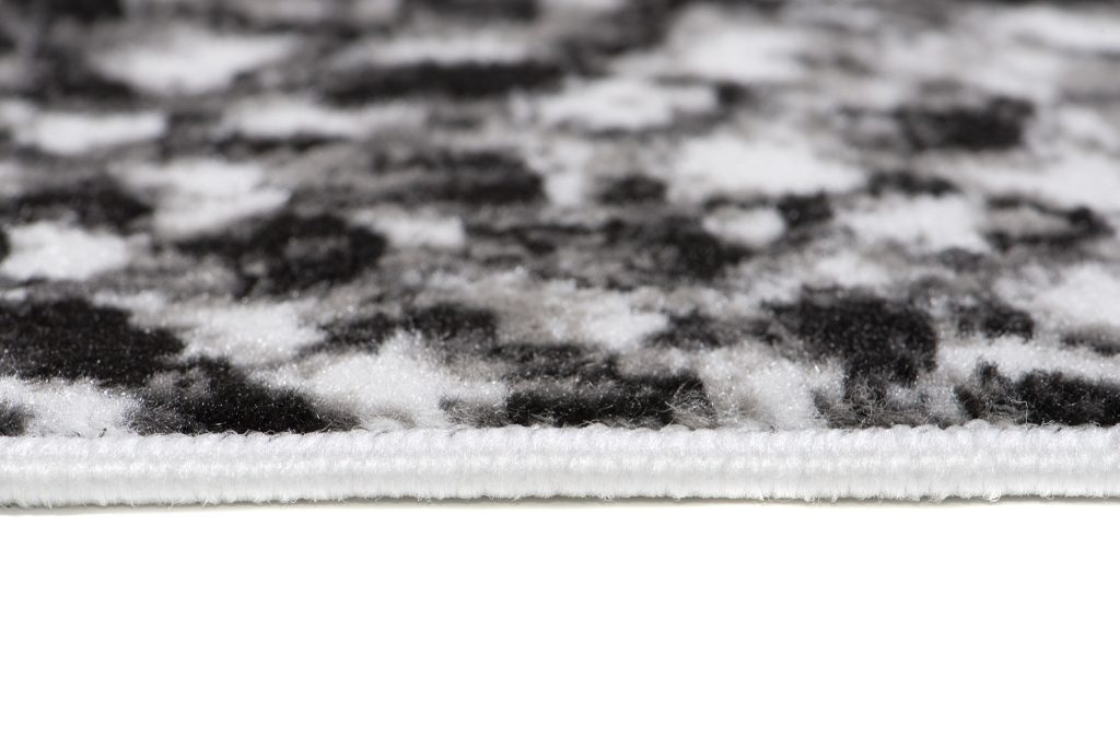 Teppich Dream Modern Kurzflor Schwarz Grau Schlange Design
