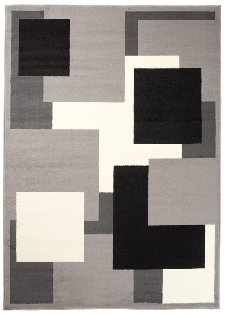 Teppich Dream Grau Geometrisch Quadrate