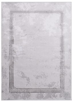 Teppich Crystal Grau Rahmen Verwischt 3D Effekt