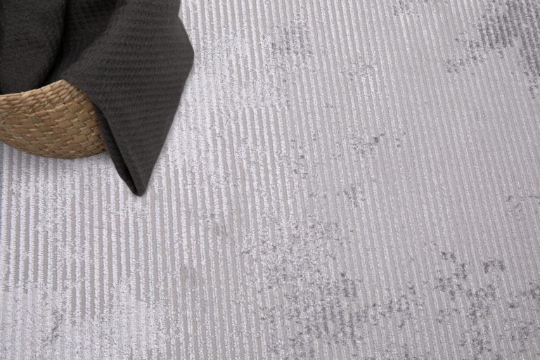 Teppich Crystal Grau Rahmen Verwischt 3D Effekt