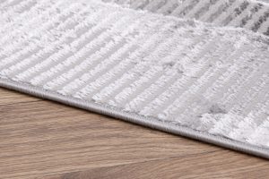 Teppich Crystal Grau Rahmen Verwischt 3D Effekt