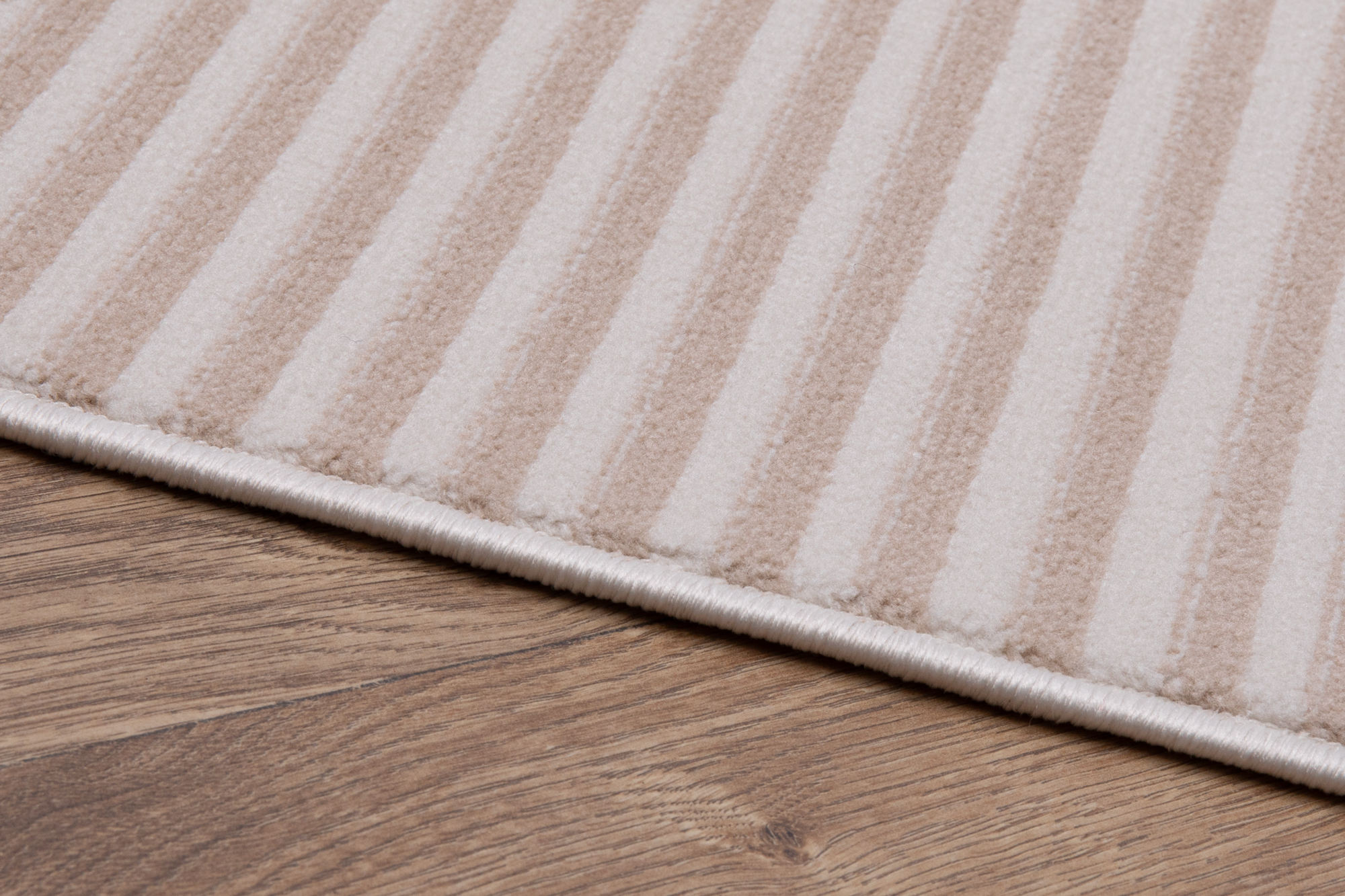 Teppich Crystal Grün Beige ZigZag Geometrisch 3D Effekt