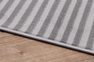 Teppich Crystal Grau ZigZag Geometrisch 3D Effekt