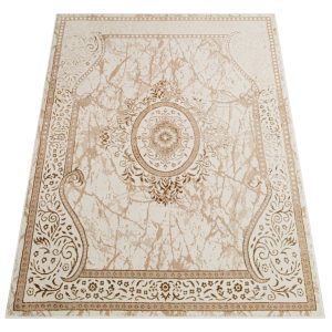 Teppich Ares Braun Beige Traditionelle Rosette