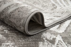 Teppich Crystal Hellgrau Verwischt Linien 3D Effekt