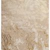 Teppich Crystal Beige Gold Creme Marmor 3D Effekt