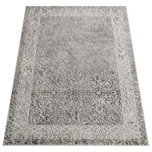 Teppich Ares Hellgrau Ornamente Vintage