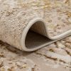 Teppich Crystal Beige Gold Creme Marmor 3D Effekt