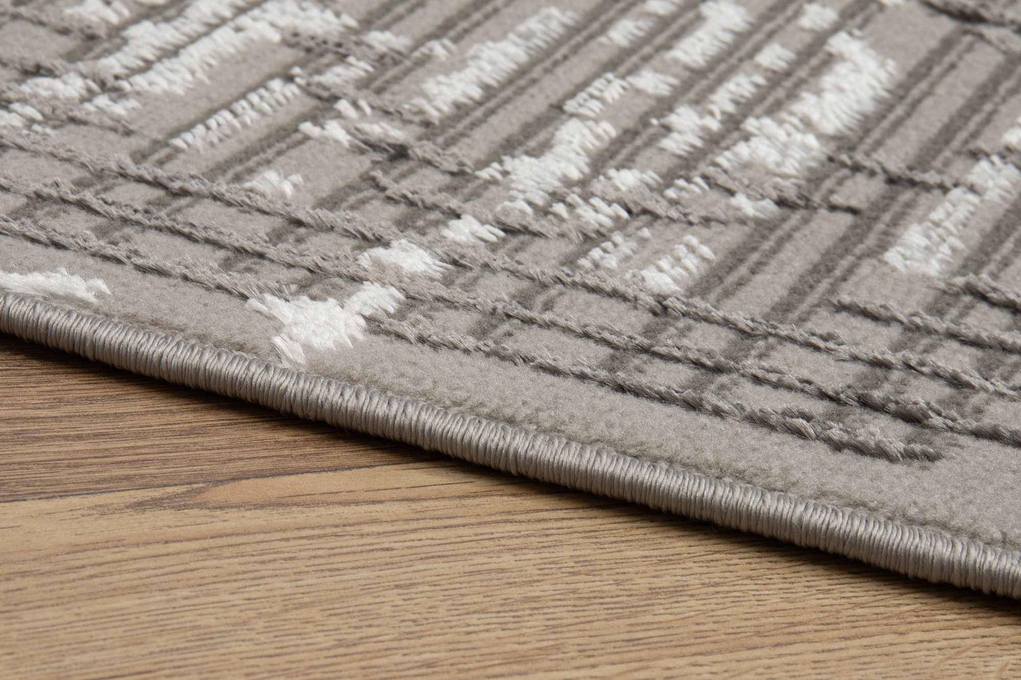 Teppich Crystal Grau Vintage Viereck 3D Effekt