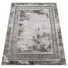 Teppich Ares Grau Rahmen Verwischt Vintage