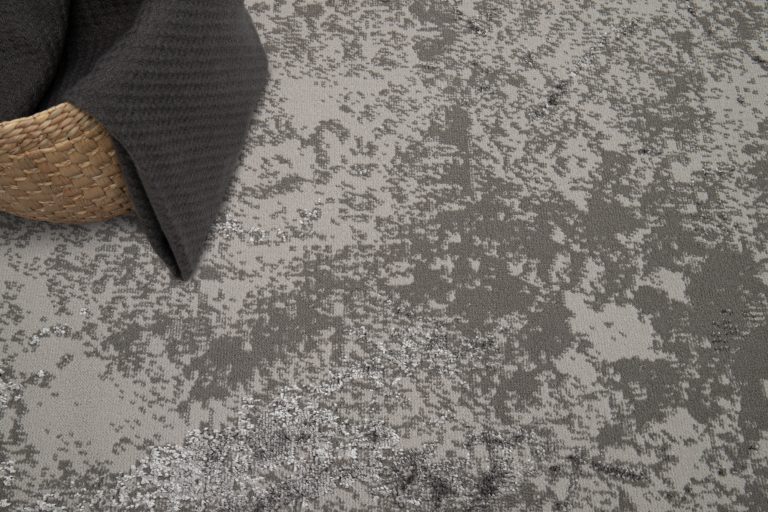 Teppich Crystal Hellgrau Marmor 3D Effekt