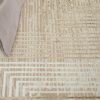 Teppich Crystal Braun Beige Creme Streifen 3D Effekt