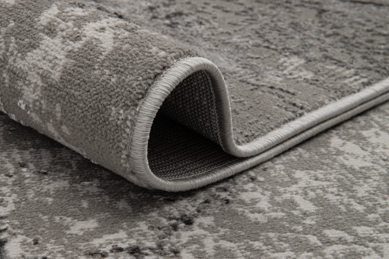 Teppich Crystal Hellgrau Marmor 3D Effekt