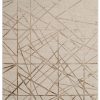 Teppich Crystal Beige Braun Abstrakt Linien 3D Effekt