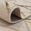 Teppich Crystal Beige Braun Abstrakt Linien 3D Effekt