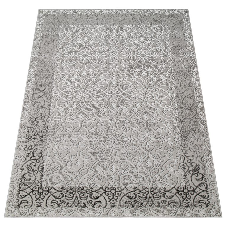 Teppich Ares Grau Ornamente Vintage
