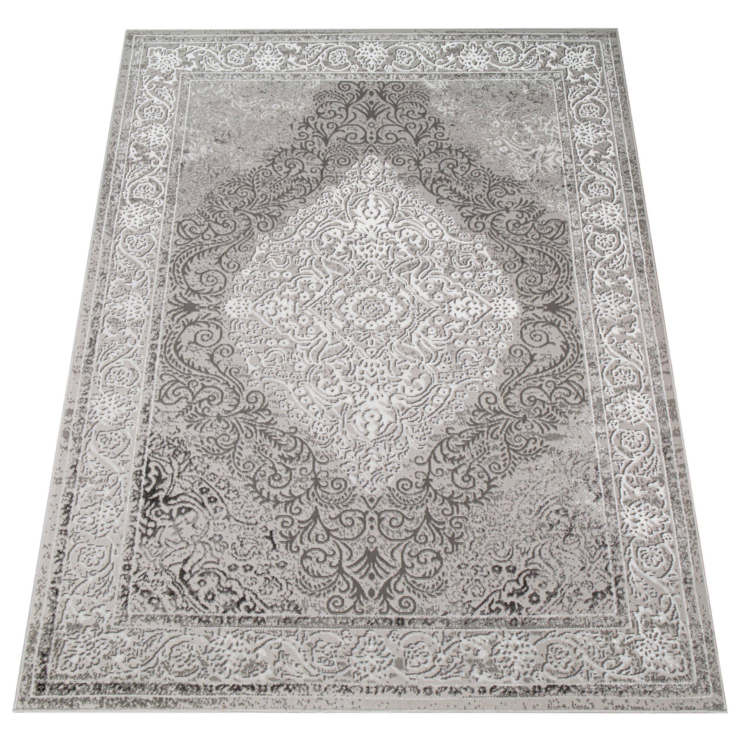 Teppich Ares Grau Vintage Medallion