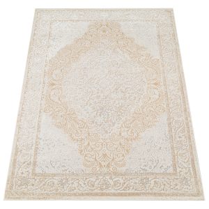 Teppich Ares Creme Vintage Medallion