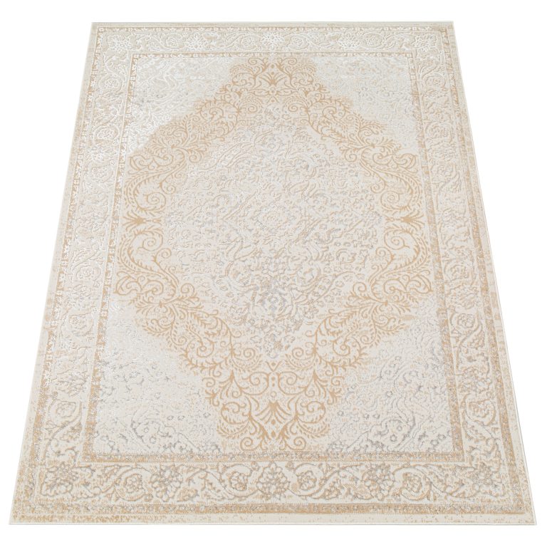 Teppich Ares Creme Vintage Medallion
