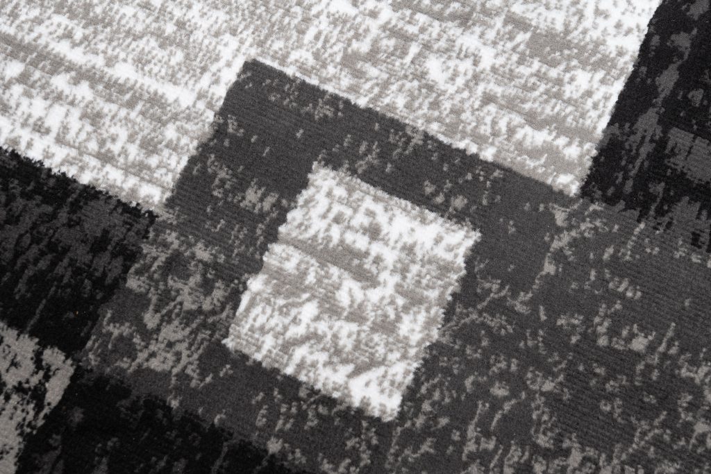 Teppich Dream Geometrisch Grau Schwarz Rechtecke