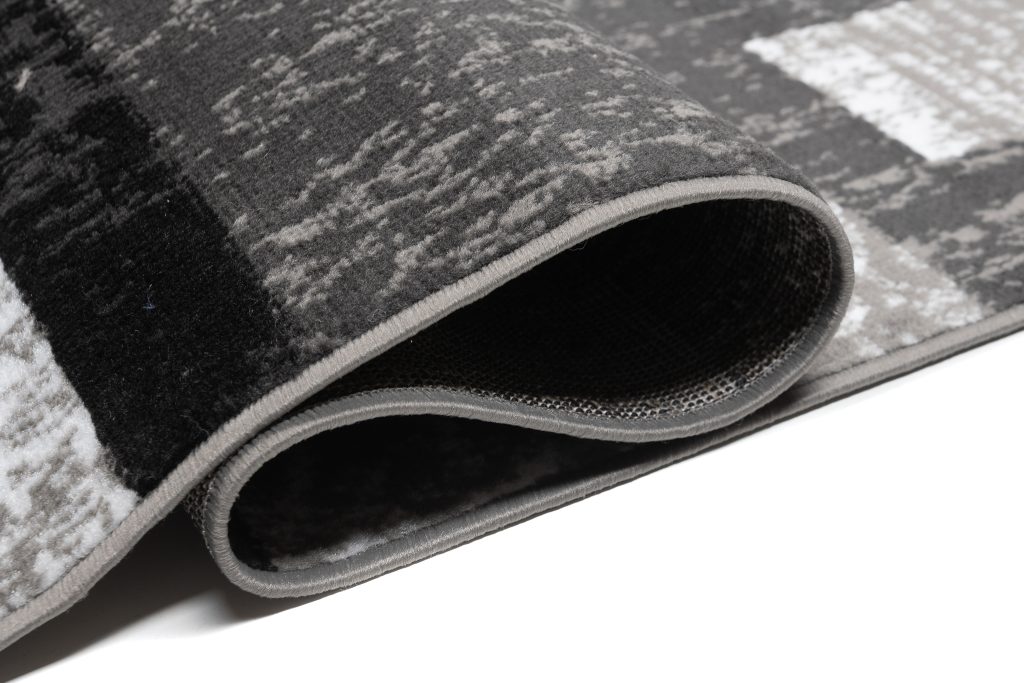 Teppich Dream Geometrisch Grau Schwarz Rechtecke