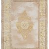 Teppich Ares Gold Beige Rosette Vintage