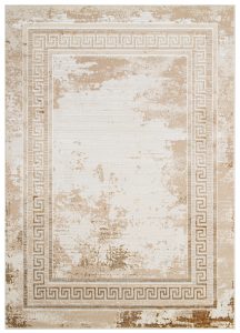 Teppich Ares Braun Rahmen Verwischt Vintage