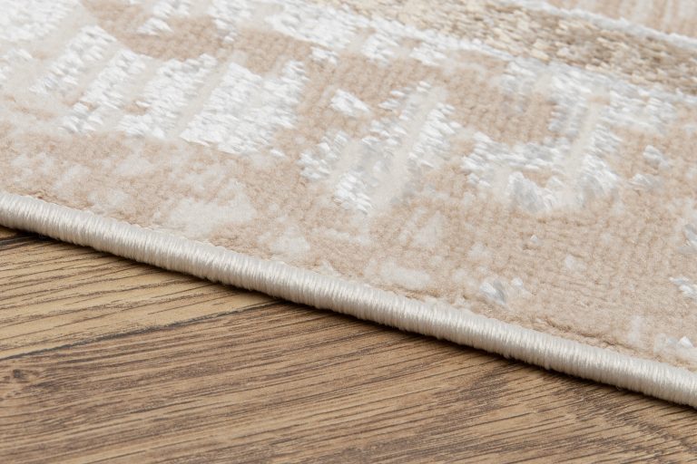 Teppich Ares Braun Rahmen Verwischt Vintage