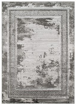 Teppich Ares Grau Rahmen Verwischt Vintage