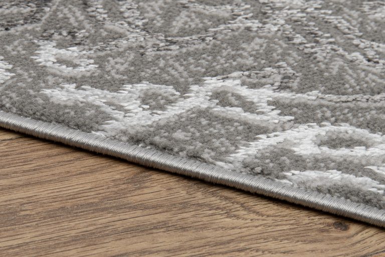 Teppich Ares Dunkelgrau Vintage Ornamente