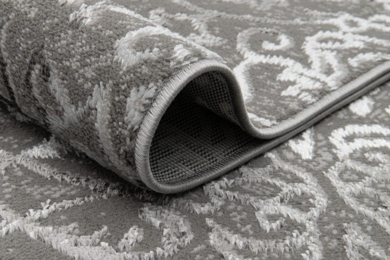 Teppich Ares Dunkelgrau Vintage Ornamente