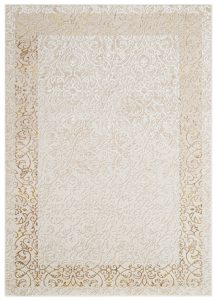 Teppich Ares Creme Braun Ornamente Vintage