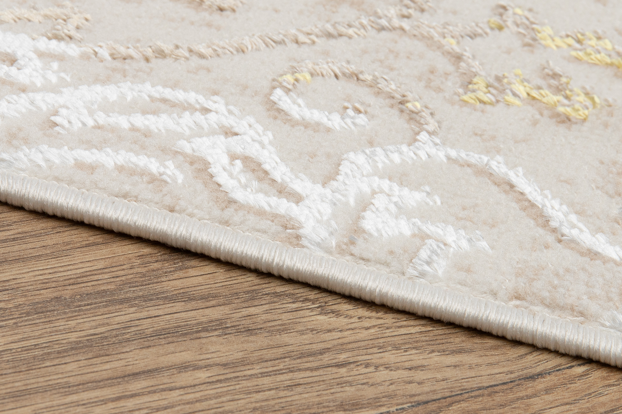 Teppich Ares Creme Braun Ornamente Vintage