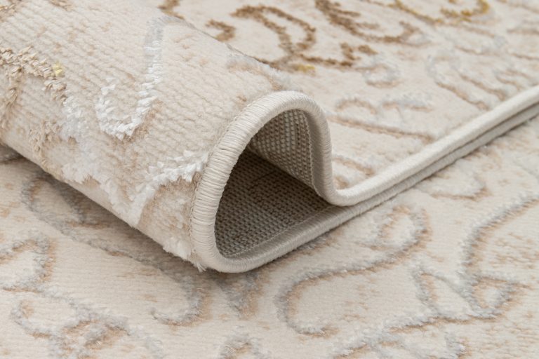 Teppich Ares Creme Braun Ornamente Vintage