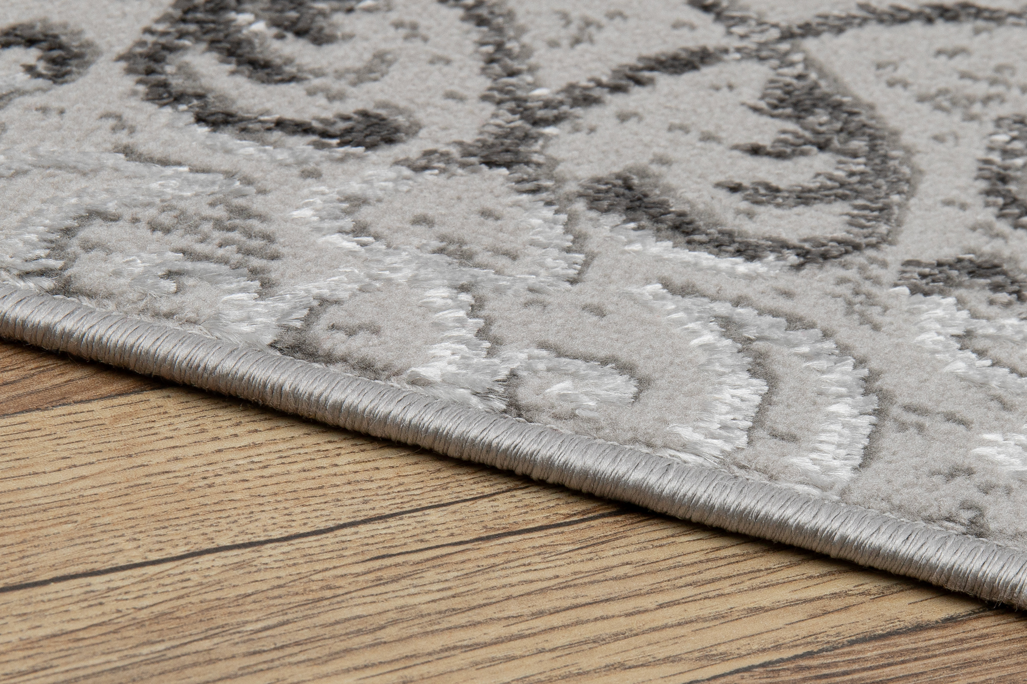 Teppich Ares Grau Ornamente Vintage