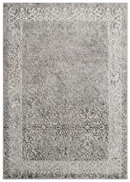 Teppich Ares Hellgrau Ornamente Vintage