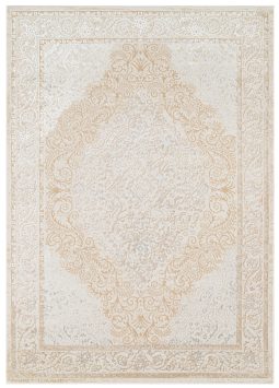 Teppich Ares Creme Vintage Medallion