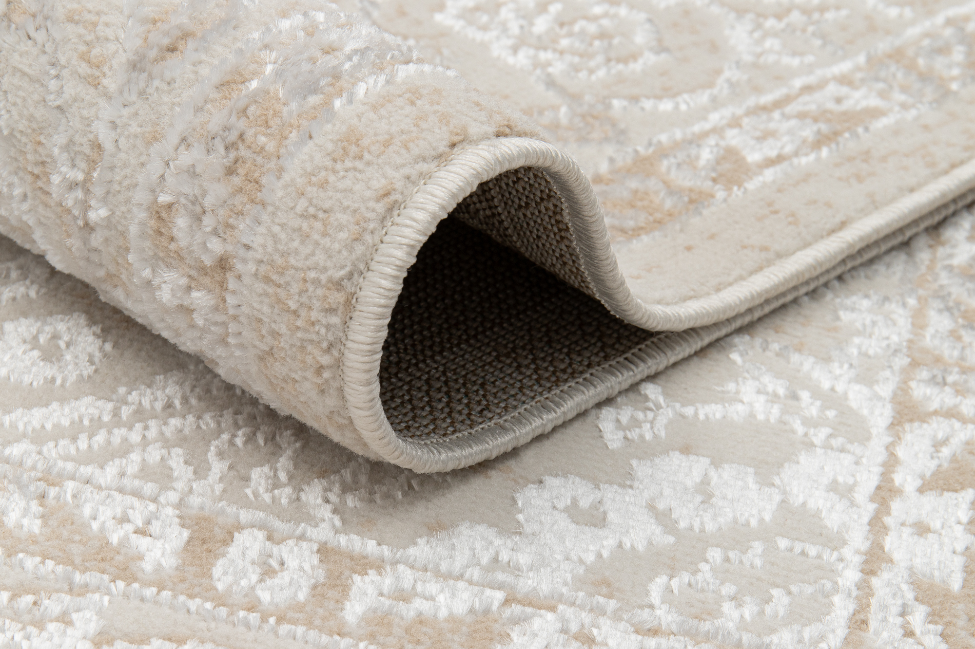 Teppich Ares Creme Vintage Medallion