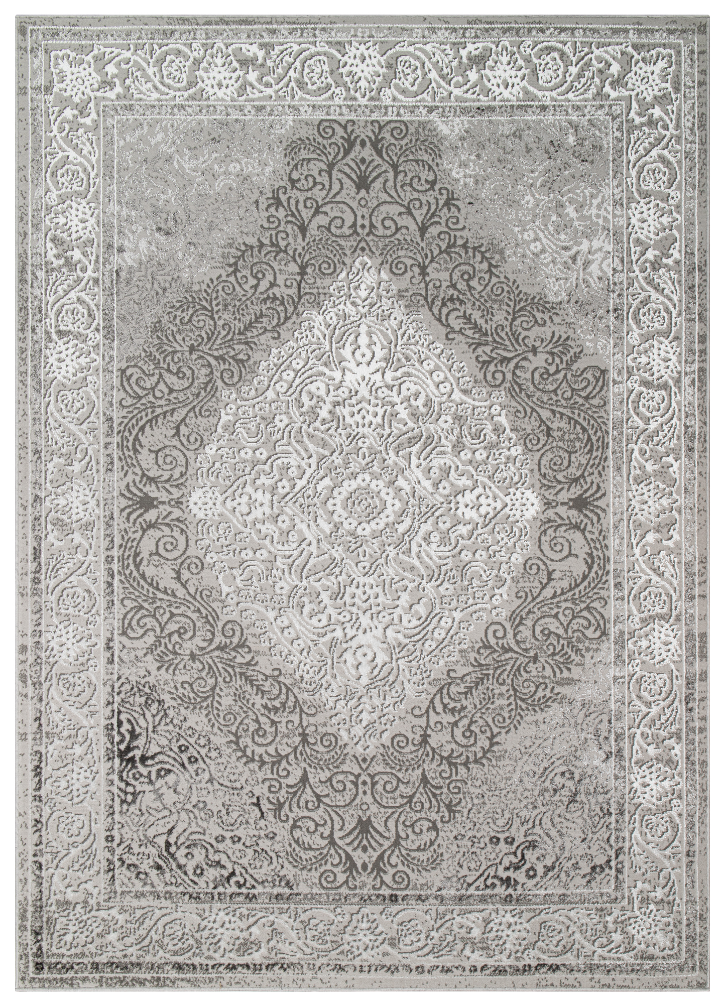 Teppich Ares Grau Vintage Medallion