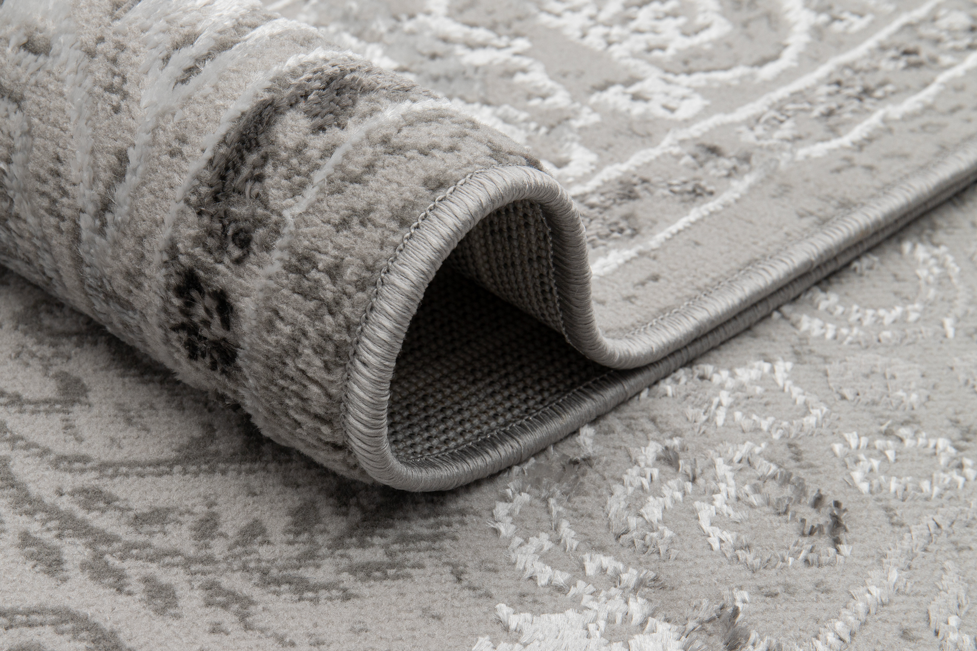 Teppich Ares Grau Vintage Medallion