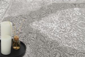 Teppich Ares Grau Vintage Medallion