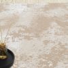 Teppich Ares Gold Beige Rahmen Abstrakt