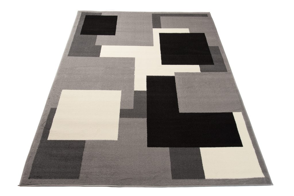 Teppich Dream Grau Geometrisch Quadrate
