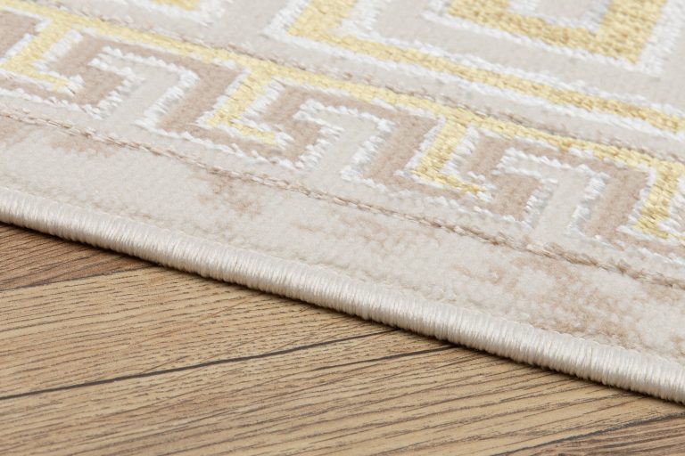 Teppich Ares Gold Beige Medallion Ornamente
