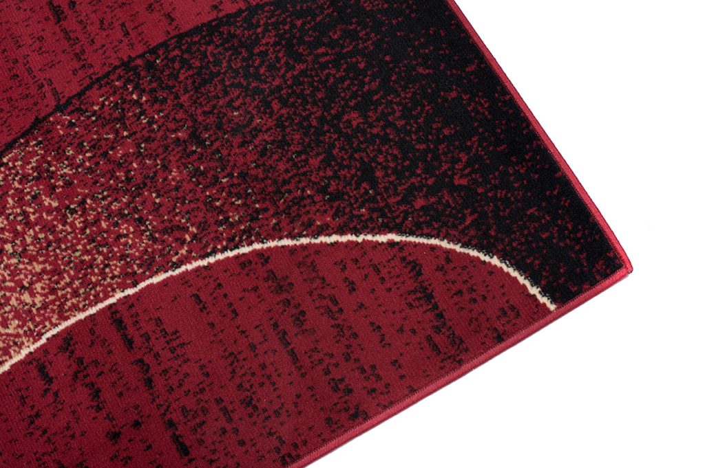 Teppich Dream Modern Rot Beige Wellen
